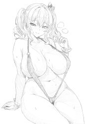 1girl breasts huge_breasts looking_at_viewer ranhatu smile solo tagme