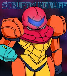 1girl 2020 animated armor bad_tag breasts breasts_out cleavage exposing_chest female female_focus flashing green_hair highleg highleg_leotard justin_bailey large_breasts leotard long_hair looking_at_viewer metroid nintendo nipples samus_aran scruffmuhgruff solo standing thighs undressing