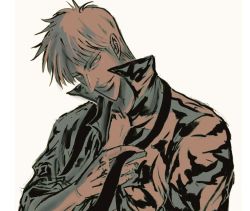 1boy akagi akagi:_yami_ni_oritatta_tensai akagi_shigeru fukumoto_mahjong male_focus monochrome simple_background solo tagme white_background