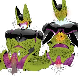 1cuntboy 2boys ass black_skin black_wings blush cell_(dragon_ball) censored colored_skin constricted_pupils cropped_legs cum cum_in_pussy cuntboy cuntboy_focus cuntboy_penetrated disembodied_penis dragon_ball dragonball_z drooling from_behind from_front fucked_silly green_skin large_pectorals legs_apart male_focus mosaic_censoring multicolored_skin multiple_boys multiple_views open_mouth pectorals penis perfect_cell pink_eyes purple_skin pussy pussy_juice reverse_newhalf_with_male sex sex_from_behind solo_focus spots spread_legs sweat tail teeth torogao trembling upper_teeth_only vaginal veins veiny_penis wet white_skin wings yaoi yellow_skin