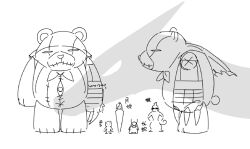 agumon beak cape claws corruption digimon digimon_(creature) digimon_seekers digimon_seekers:_the_crossroad_witch etemon looking_at_viewer official_art ryudamon sketch warumonzaemon xu_yulin