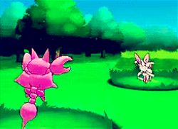10s animated animated_gif gen_2_pokemon gen_6_pokemon gligar lowres nintendo no_humans pokemon pokemon_(creature) pokemon_xy sylveon