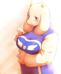 1girl brown_eyes female_focus furry furry_female goat highres smile solo toriel undertale zuppa_chidori11