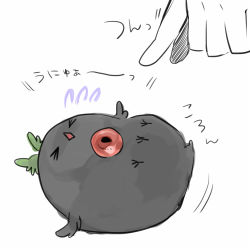&gt;_&lt; 1girl akagashi_hagane bad_id bad_pixiv_id bird bow chibi closed_eyes diamond_mouth fat female_focus hair_bow lowres lying on_back reiuji_utsuho reiuji_utsuho_(bird) solo third_eye touhou unyu