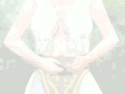 1990s_(style) animated animated_gif belt datsuijan dragon_knight_(elf) dragon_knight_4 elf_all_stars_datsuijan_3 green_eyes lowres natasha no_bra panties qvga red_hair retro_artstyle skirt sleeveless_vest underwear undressing
