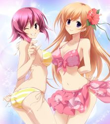 chaos;child_love_chu_chu!! game_cg highres kurusu_nono onoe_serika swimsuit
