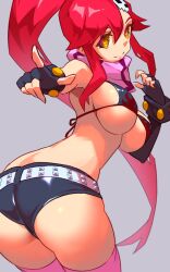 Rule 34 | 1girl, ass, butt crack, gurren-lagann, shorts, tagme, ura dora, yoko littner