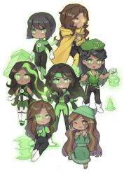 brown_hair dc_comics dc_super_hero_girls green_lantern green_lantern_(series) green_lantern_corps jessica_cruz