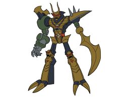 Rule 34 | 1other, digimon, digimon (creature), gokumon, horns, kamina shades, original, other focus, solo