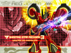 00s boots brown_hair capcom disk electric highres mega_man_(series) mega_man_star_force_(series) red_eyes red_joker shooting_star_rockman tagme
