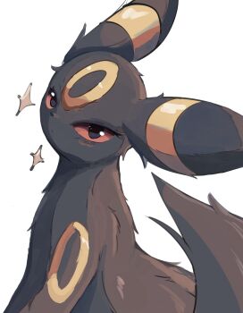 Rule 34 | animal focus, black eyes, black fur, blush, closed mouth, colored sclera, floameya, gen 2 pokemon, highres, looking at viewer, nintendo, no humans, pokemon, pokemon (creature), pokemon focus, red eyes, red sclera, simple background, tail, umbreon, white background