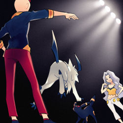 Rule 34 | 00s, 10s, absol, elite four, gen 2 pokemon, gen 3 pokemon, karen (pokemon), nintendo, pokemon, pokemon (creature), pokemon hgss, pokemon oras, sidney (pokemon), ucchii, umbreon