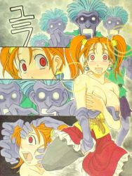 Rule 34 | 1girl, analog dn, blush, dragon quest, dragon quest viii, fingering, groping, hypnosis, imminent rape, jessica albert, masturbation, mind control, square enix, undressing, zombie