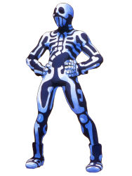 Rule 34 | 1boy, arika, capcom, edaki shin&#039;ya, full body, hands on own hips, male focus, mask, official art, skullomania, solo, street fighter, street fighter ex (series), white background