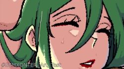 2024 2boys anal animated annussymorussy armband ass clenched_teeth close-up closed_eyes commentary cum cum_in_ass dark-skinned_male dark_skin ejaculating_while_penetrated ejaculation english_commentary english_text eyeshadow green_(shincoconuttsu) green_hair hair_between_eyes happy_sex huge_ass humping jiggle long_hair looping_animation lying makeup male_focus moaning multiple_boys night on_stomach original pixel_art purple_armband red_eyeshadow red_lips sex sex_from_behind shincoconuttsu sleeping sound sweat teeth thick_thighs thighs toned toned_male trap vambraces video yaoi
