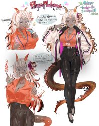 1girl artist_request long_tongue sharp_teeth tagme teeth tongue tongue_out
