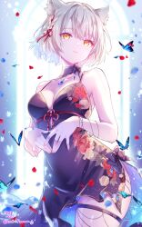 alternate_costume animal_ears breasts cat_ears cat_girl mio_(xenoblade) small_breasts solo ui_frara xenoblade_chronicles_(series) xenoblade_chronicles_3