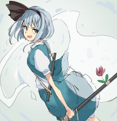 Rule 34 | 1girl, bifidus (exkagerou8665), black hairband, ghost, green vest, grey background, grey eyes, grey hair, hairband, highres, konpaku youmu, konpaku youmu (ghost), one-hour drawing challenge, shirt, short sleeves, simple background, solo, touhou, vest, white shirt, youmu day