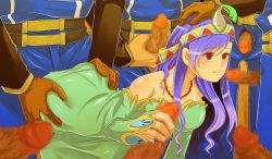 ass ass_grab breasts chrono_(series) chrono_cross group_sex handjob large_breasts lilije_drug mam_melon orgy penis purple_hair red_eyes riddel square_enix tagme