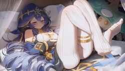 Rule 34 | absurdres, bags under eyes, genshin impact, highres, keureu (tiqkdtiqkd10), layla (genshin impact), tagme