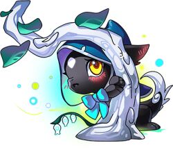 1other avernale_(dragon_village) avernale_(glowing_breath)_(dragon_village) blush chibikemo dragon dragon_village_(series) dragon_village_collection ear_blush fur-tipped_tail furry game_cg hood hood_up looking_at_viewer lowres official_art peeking_out shy third-party_source transparent_background yellow_eyes