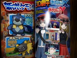 10s creatures_(company) fakemon game_freak magazine_(object) nintendo pokemon pokemon_xy tagme third-party_edit