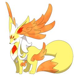 10s creatures_(company) fakemon fennekin fox game_freak gen_6_pokemon nintendo orange_eyes pokemon pokemon_(creature) pokemon_xy