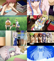 00s 2boys 6+girls anime_screenshot blonde_hair blue_hair book breasts cat cleavage collage episode12 flat_chest fuyou_kaede grass green_hair kareha large_breasts lisianthus long_hair multiple_boys multiple_girls nerine nude orange_hair overalls panties pantyshot pointy_ears primula red_eyes red_hair shigure_asa short_hair shuffle! silver_hair stuffed_animal stuffed_toy thighhighs tsuchimi_rin twintails underwear very_long_hair waitress