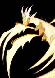 absurdres black_background closed_mouth colored_sclera commentary crain1art dragon_horns english_commentary gen_7_pokemon highres horns legendary_pokemon multiple_wings necrozma necrozma_(ultra) nintendo no_humans pokemon pokemon_(creature) pokemon_focus pokemon_usum red_sclera simple_background wings