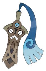 animate_object blue_eyes full_body gen_6_pokemon highres honedge nintendo no_humans official_art one-eyed pokemon pokemon_(creature) pokemon_focus pokemon_xy scabbard sheath sheathed solo sugimori_ken sword third-party_source transparent_background weapon