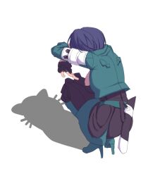 Rule 34 | 1girl, breasts, fingerless gloves, fire emblem, fire emblem: three houses, gloves, high heels, large breasts, nintendo, purple hair, shamir nevrand, solo
