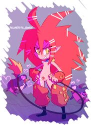 absurdres beast_master_(disgaea) cleft_of_venus disgaea highres incredibly_absurdres palmerita_uwuy prinny pubic_hair pussy red_hair tagme yellow_eyes