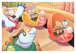 4girls 5boys animal_ears animification bear_boy bear_ears bird cookieann disney duffy_and_friends duffy_the_disney_bear furry furry_female furry_male gelatoni green_fur highres linabell lobster multiple_boys multiple_girls olu_mel rabbit_girl scuttle_(disney) seagull sebastian_(disney) shelliemay stellalou stuffed_animal stuffed_toy takatmaorange the_little_mermaid_(disney) tippy_blue turtle_boy