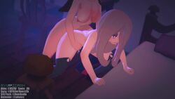1futa 1girl 3d ahegao animated arm_support bed bedroom boots bouncing_breasts bra bra_lift breasts brown_eyes brown_hair cum cum_in_pussy doggystyle ejaculation futa_with_female futanari hair_over_breasts highres indoors interior kagari_atsuko little_witch_academia loluncc long_hair looking_up nipples nsfw_sonia_va nude one_eye_covered open_mouth pumping sex sex_from_behind sound spread_legs standing standing_sex stuffed_toy sucy_manbavaran testicles thigh_boots underwear video zorak_the_evil
