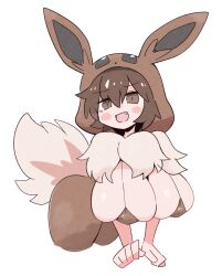 1girl breasts kurachi_mizuki large_breasts oppai_loli poke_kid_(pokemon) pokemon pokemon_swsh simple_background solo white_background