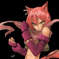 1girl artist_request shining_(series) shining_force_feather tagme tattoo teeda_(shining_force_feather)