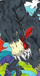 Rule 34 | airdramon, digimon, digimon (creature), dragon, saberdramon, sharp teeth, tail, teeth, wings