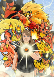 apollomon coronamon digimon firamon flaremon sunmon