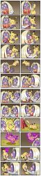 1boy 3girls absurdres arms_around_neck black_eyes blonde_hair blush closed_eyes colored_skin comic femdom foot_on_head gen_1_pokemon highres jynx kiss kissing_cheek lifting_person lipstick_mark lipstick_mark_on_cheek lipstick_mark_on_face multiple_girls nintendo orangechoco picking_up pikachu pokemon psychic purple_skin sweatdrop yellow_fur