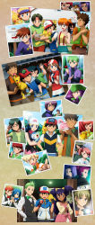 6+boys 6+girls absurdres adjusting_eyewear age_difference alternate_hairstyle angry apron aqua_eyes ash_ketchum axew bandana bare_shoulders barry_(pokemon) baseball_cap beanie belt berry_(pokemon) bike_shorts black_eyes black_hair blonde_hair blue_eyes blue_hair blush bow bowtie brock_(pokemon) brown_eyes brown_hair camera cape carrying child chili_(pokemon) cilan_(pokemon) closed_eyes conway_(pokemon) cress_(pokemon) crop_top dark_skin dawn_(pokemon) delia_ketchum denim drawing drew_(pokemon) earrings english_text everyone fedora fingerless_gloves flower food formal_clothes fruit gary_oak gen_1_pokemon gen_2_pokemon gen_4_pokemon gen_5_pokemon glasses gloves green_eyes green_hair grey_eyes grin gym_leader hair_bun hair_ornament hand_on_own_hip handkerchief hands_on_own_hips happiny harley_(pokemon) hat headband heart highres hip_focus holding holding_poke_ball hood hoodie hug iris_(pokemon) jacket james_(pokemon) jessie_(pokemon) jewelry kenny_(pokemon) laura_jimenez lipstick long_hair makeup max_(pokemon) may_(pokemon) meowth midriff misty_(pokemon) mother_and_son multiple_boys multiple_girls nando_(pokemon) navel necklace nintendo one_eye_closed open_mouth oran_berry orange_eyes orange_hair own_hands_clasped own_hands_together paul_(pokemon) pencil pikachu pink_eyes pink_hair piplup pointing poke_ball poke_ball_(basic) pokemon pokemon_(anime) pokemon_(classic_anime) pokemon_(creature) pokemon_bw_(anime) pokemon_dppt_(anime) pokemon_rse_(anime) purple_hair red_hair reggie_(pokemon) ribbon ritchie_(pokemon) rose scarf shirt shooti_(pokemon) short_hair shorts side_ponytail sign single_hair_bun sketchbook sleeveless sleeveless_shirt smile sparky_(pokemon) surprised suspenders sweatdrop team_rocket tracey_sketchit traditional_bowtie tree ursula_(pokemon) v very_long_hair vest waving wink wobbuffet zoey_(pokemon)