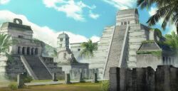 ancient_mayan highres jungle mayan mayan_mythology nature pyramid_(structure) reikayr ruins temple
