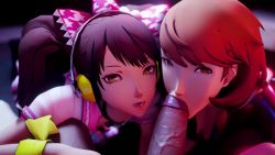 3d 3girls amateurthrowaway animated ass audible_speech ayyteethreedee cum cum_on_body cum_on_hair ejaculation english_audio facial fellatio hetero highres kujikawa_rise looking_at_viewer multiple_girls oral penis persona persona_3 persona_4 persona_4:_dancing_all_night persona_4:_the_ultimate_in_mayonaka_arena persona_5 persona_5:_dancing_star_night persona_dancing pov pov_crotch sex sound takamaki_anne takeba_yukari uncensored vaginal video