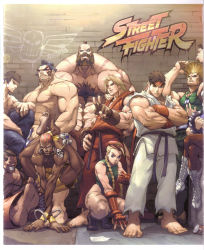 Rule 34 | 1990s (style), 2girls, 6+boys, :d, abs, absurdres, adjusting hair, alvin lee, anklet, antenna hair, arm support, armor, arms up, bald, barefoot, beard, belt, beret, black hair, blonde hair, body hair, bodypaint, boots, bracelet, braid, breasts, brown hair, brown legwear, brushing hair, bun cover, cammy white, can, capcom, chest hair, chun-li, clenched hand, comb, combat boots, copyright name, cross-laced footwear, crossed arms, crossed legs, dark skin, dee jay, dhalsim, dog tags, dougi, e. honda, earrings, everyone, facial hair, facial mark, feet, fei long, fingerless gloves, flattop, flexible, flexing, frown, gauntlets, gloves, graffiti, grin, guile, hair over shoulder, hand on own hip, hat, headband, height difference, highleg, highleg leotard, highres, holding, holding own arm, hoop earrings, japanese clothes, jewelry, ken masters, legs up, leotard, lips, long hair, looking at viewer, martial arts belt, medium breasts, military, military uniform, mohawk, multiple boys, multiple girls, muscular, necklace, nipples, no pupils, official art, open mouth, outdoors, pants, pantyhose, paper, retro artstyle, road, rope, ryu (street fighter), sash, scan, scar, shorts, sitting, skull, skull necklace, sleeveless, smile, soles, spiked bracelet, spikes, spread legs, squatting, standing, street, street fighter, street fighter i, street fighter ii (series), street fighter zero (series), street fighter zero i, tank top, tattoo, thick eyebrows, topless male, torn clothes, trash can, twin braids, udon entertainment, v, very long hair, zangief