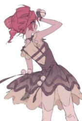 Rule 34 | drill hair, holding, holding poke ball, kasane teto, kumeri meiko, nintendo, pantyhose, poke ball, pokemon, premier ball, project voltage, rival teto (project voltage), see-through clothes, see-through skirt, skirt, twin drills, utau, vocaloid, white pantyhose, yellow skirt