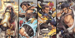 00s beads beard boxing_gloves cross crusader_(ragnarok_online) dungeon_and_fighter exorcist facial_hair godhand hyperion male_priest_(dungeon_and_fighter) monk paladin scythe taped_fist templar