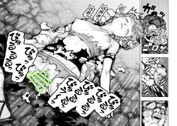 1boy 1girl back bad_end bad_tag breasts closed_eyes cum hamada_yoshikazu hetero highres large_breasts large_nipples monochrome nipples on_ground open_mouth penis penis_vein pubic_hair pussy sex solo_focus spread_legs sumeragi_sunao tagme teeth torn_clothes tsugumomo ugly_bastard vaginal