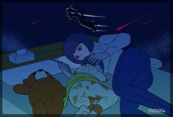 2girls denim gundam gundam_gquuuuuux jeans multiple_girls odeyama pants shiiko_sugai tagme
