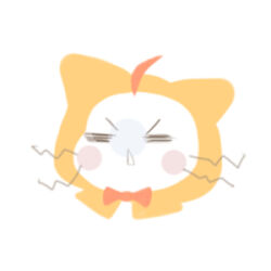 =_= animal animal_focus artist_request bow bowtie capelet cat chinese_commentary clothed_animal commentary_request cropped_torso disgust ear_covers hood hood_up hooded_capelet lowres momo_(nikki) nikki_(series) no_humans official_art open_mouth orange_bow orange_bowtie second-party_source shining_nikki simple_background traditional_bowtie triangle_mouth turn_pale v-shaped_eyebrows whiskers white_background white_cat yellow_capelet