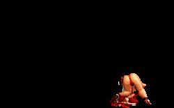 Rule 34 | 1girl, animated, animated gif, ass, brown hair, fatal fury, female focus, japanese clothes, jumping, long hair, lowres, panties, pelvic curtain, pixel art, ponytail, revealing clothes, shiranui mai, snk, solo, the king of fighters, transparent background, underwear