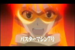 Rule 34 | 1girl, angry, animated, anime screenshot, battle, beam, bodysuit, destruction, epic, explosion, gainax, goggles, gunbuster pose, long hair, lowres, monster, nono (top wo nerae 2!), orange hair, planet, screaming, sound, space, spoilers, tagme, talking, top wo nerae! (series), top wo nerae 2!, video